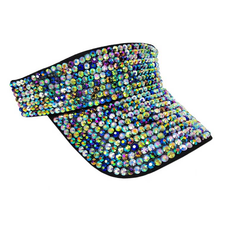 Women's Bling Studded Visor Hat