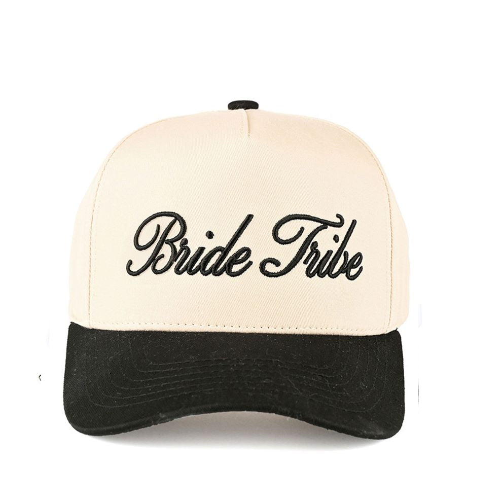 C.C BRIDE TRIBE Letter Two Tone Trucker Cap