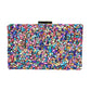 Mother of Pearl Cluster Clutch Crossbody Bag