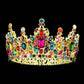 Multi Stone Cluster Crown Tiara