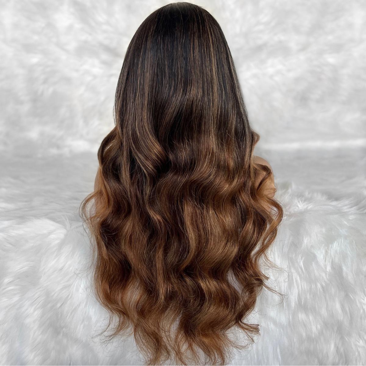 Peluca de cierre de encaje HD Raw Mystique sin pegamento de 5x5, con coloración profesional, 100% cabello humano