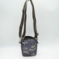 Camouflage Puffer Crossbody Bag Mini Utility Shoulder Bag with Adjustable Strap