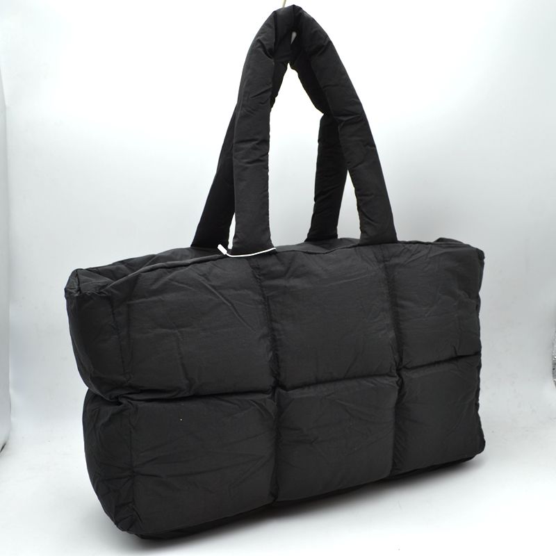 Chic Quilted Puffer Tote Bag