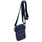 Compact Puffer Crossbody Bag Mini Vertical Shoulder Bag with Adjustable Strap