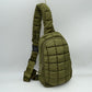 Modern Quilted Puffer Sling Backpack