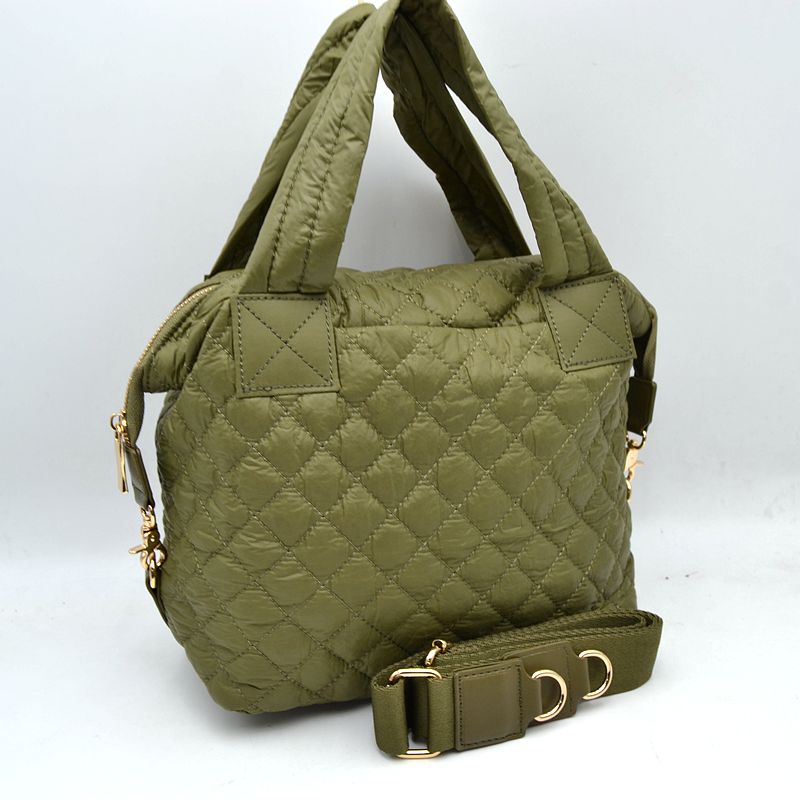 Stylish Diamond-Quilted Puffer Crossbody & Satchel Bag