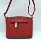 Zipper Detail Women's Crossbody Soft Faux Leather Bag