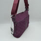 Quilted Crossbody Bag with Front Zipper Pockets and Adjustable Strap