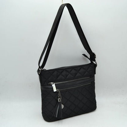 Quilted Crossbody Bag with Adjustable Shoulder Strap