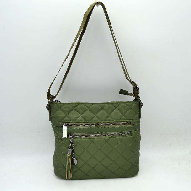 Quilted Crossbody Bag with Adjustable Shoulder Strap