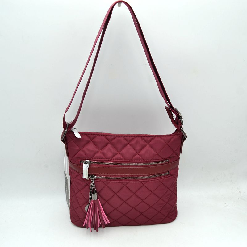 Quilted Crossbody Bag with Adjustable Shoulder Strap