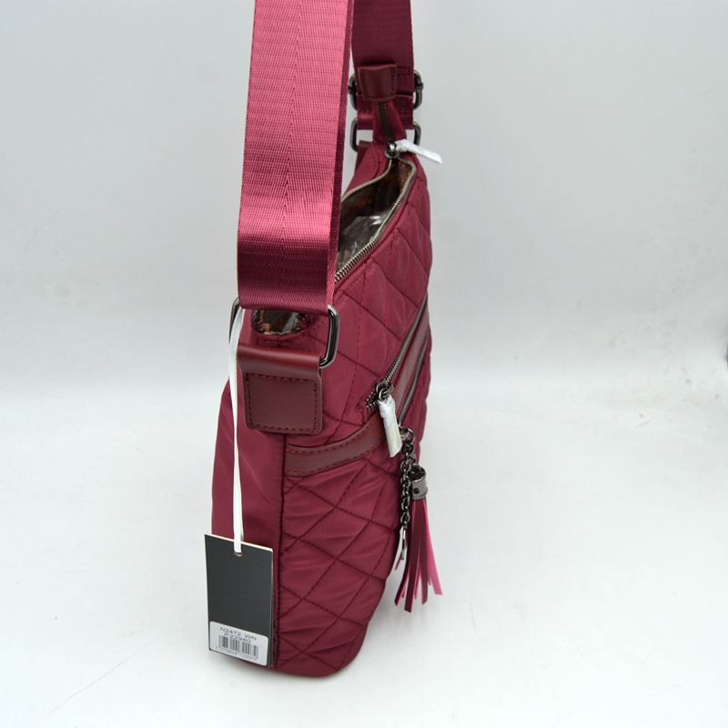 Quilted Crossbody Bag with Adjustable Shoulder Strap