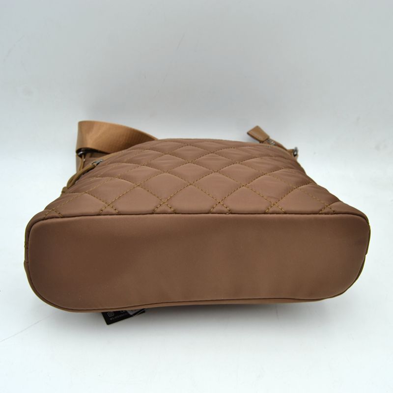 Quilted Crossbody Bag with Adjustable Strap