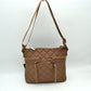Classic Quilted Nylon Crossbody Bag with Multi-Zipper Pockets