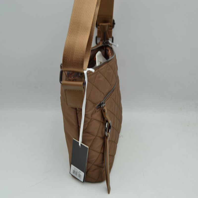 Quilted Crossbody Bag with Adjustable Shoulder Strap