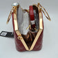 Quilted Top-Handle Handbag with Detachable Shoulder Strap