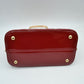Quilted Top-Handle Handbag with Detachable Shoulder Strap