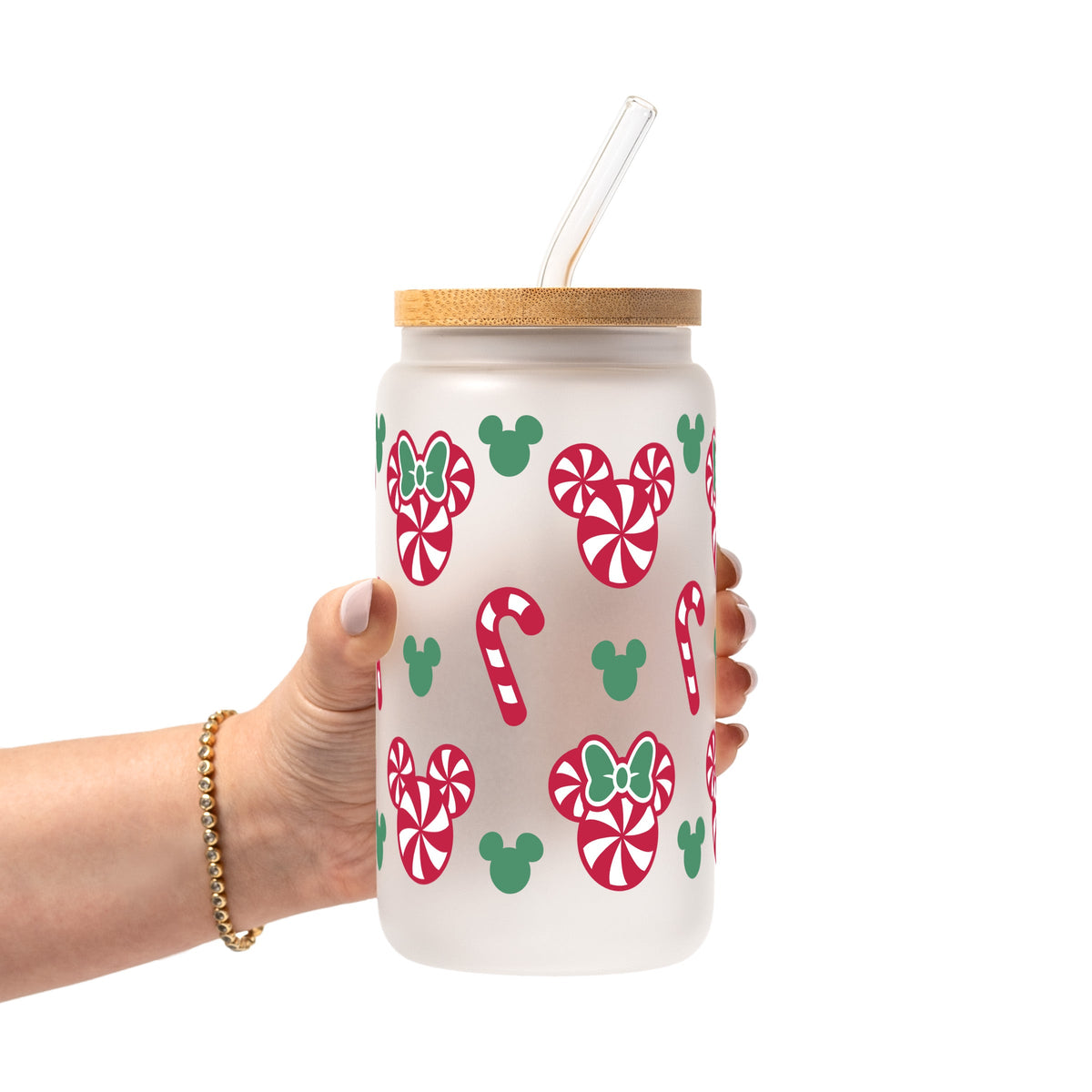Candy Mouse Glass Cups