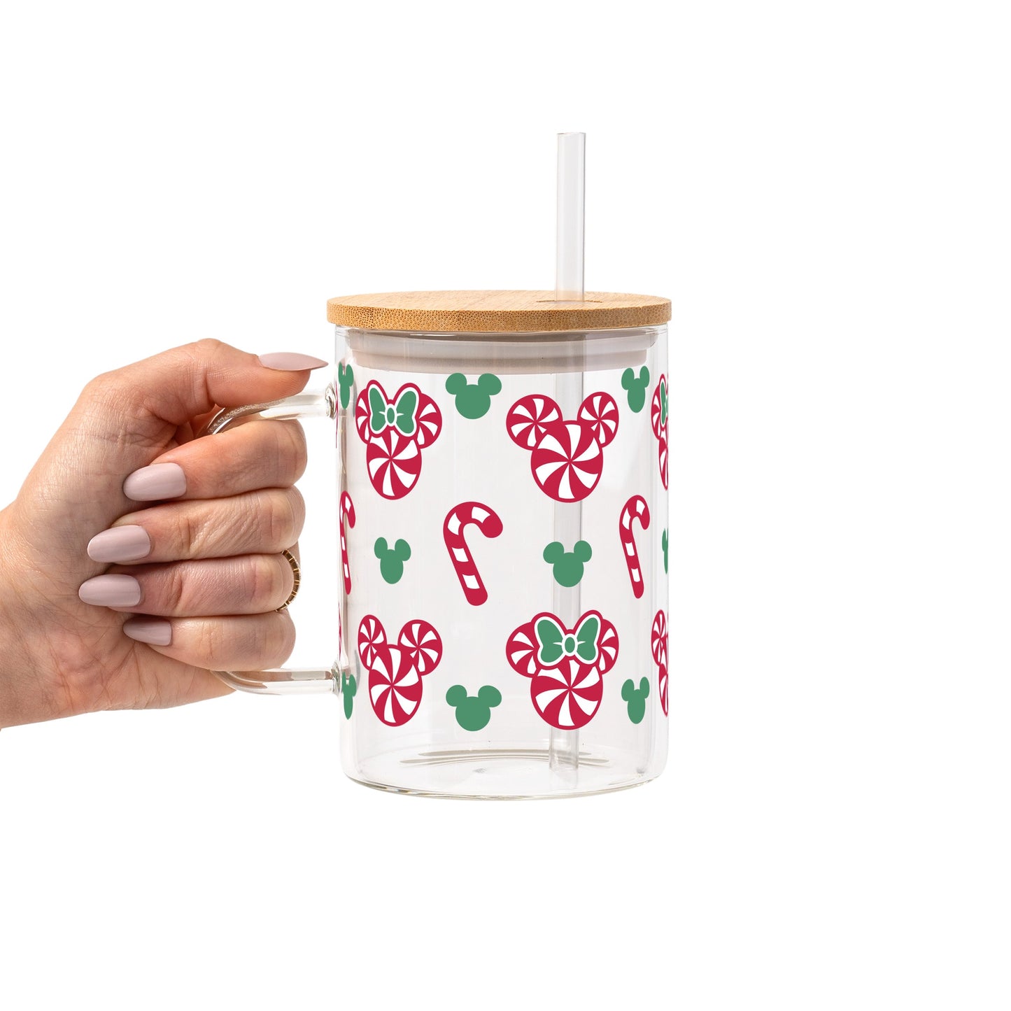 Candy Mouse Glass Cups
