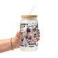 Flower Affirmations Glass Cups
