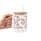 Heart Ghosts Valentine Glass Cups