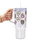 Western Valentine Glass Cups