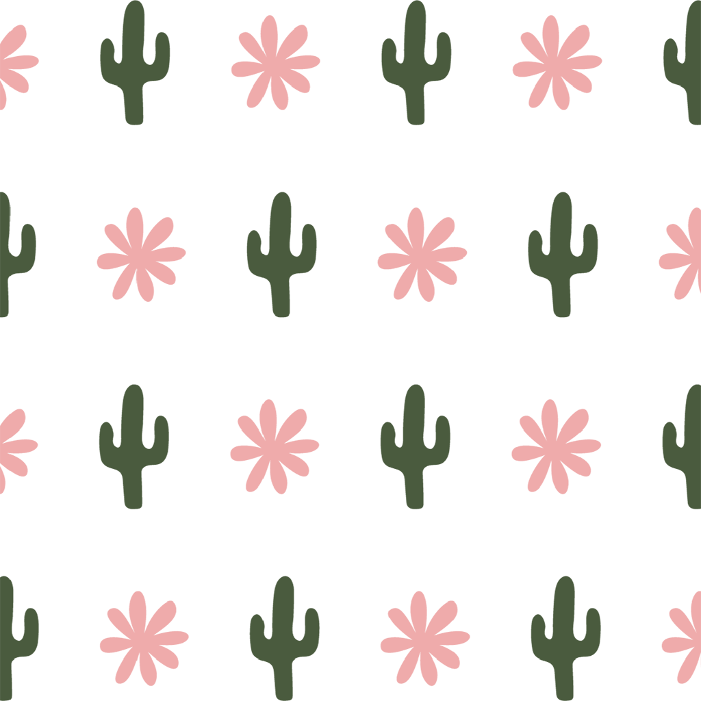 Western Mini Cacti Glass Cups