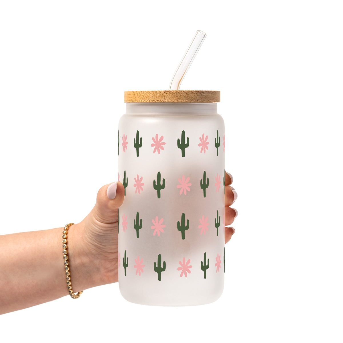 Western Mini Cacti Glass Cups