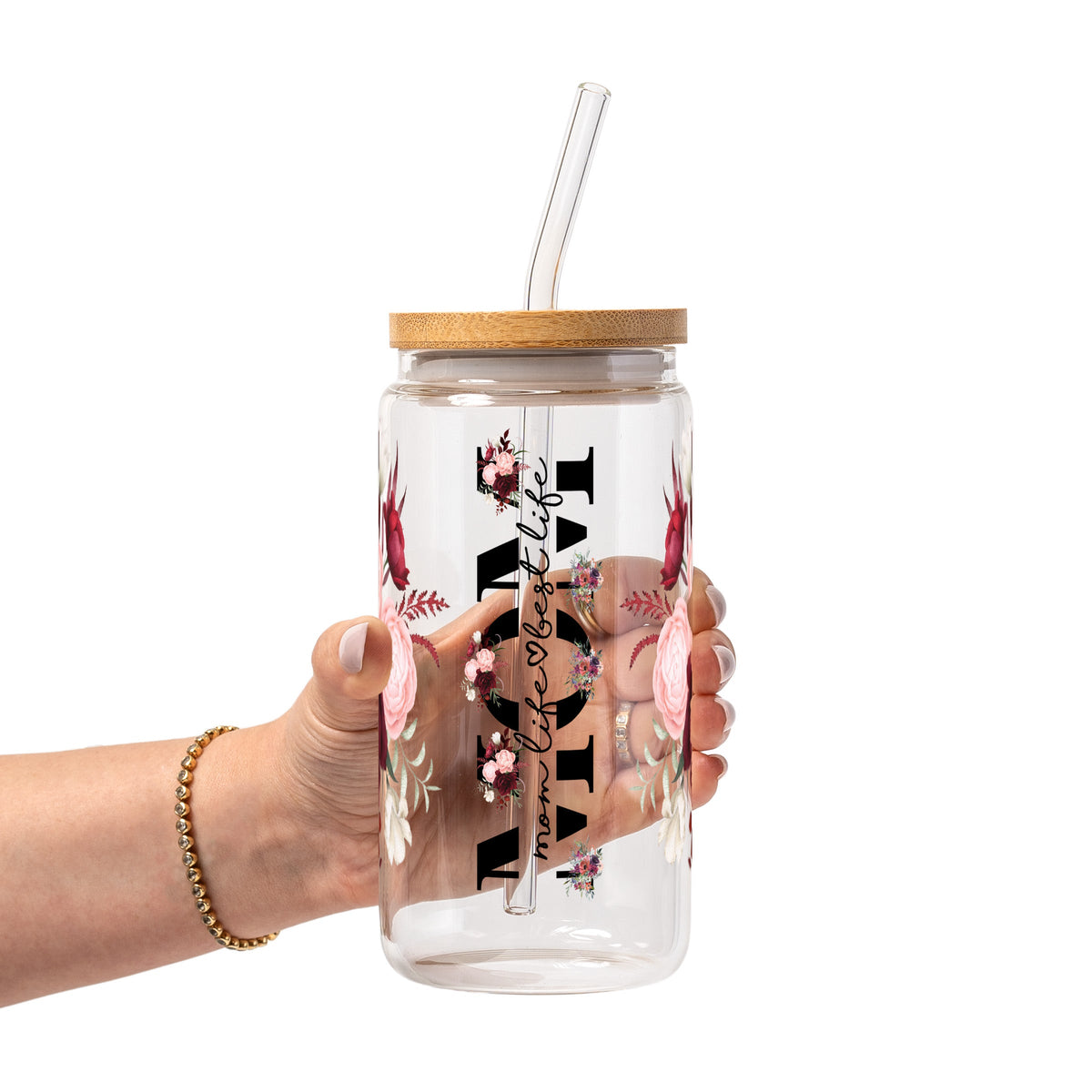 Mom Life Best Life Glass Cups