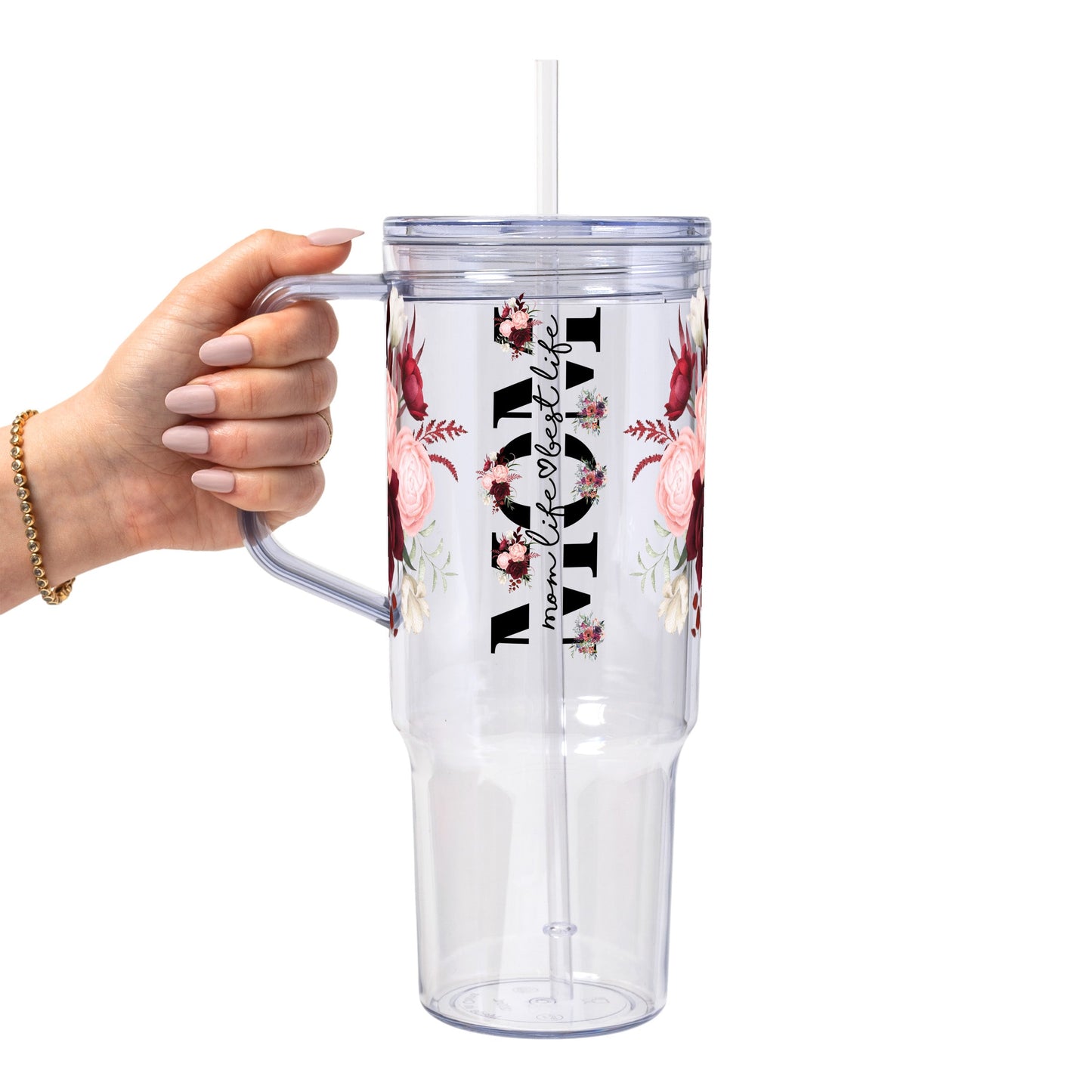 Mom Life Best Life Glass Cups