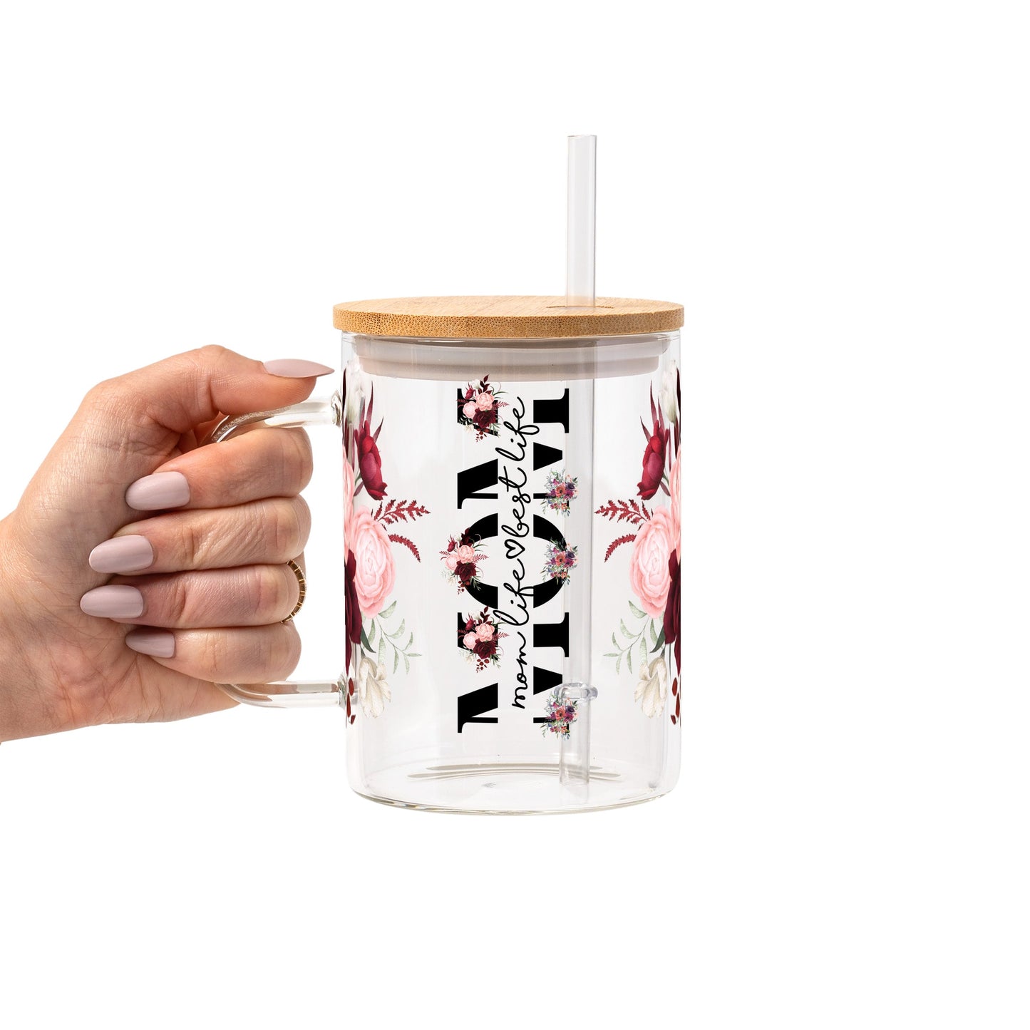 Mom Life Best Life Glass Cups