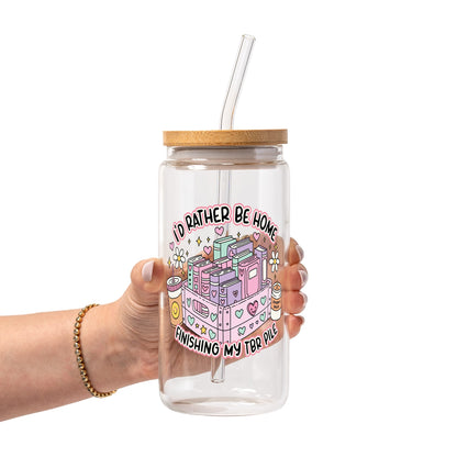 I'd Rather Be Home Glass Cups