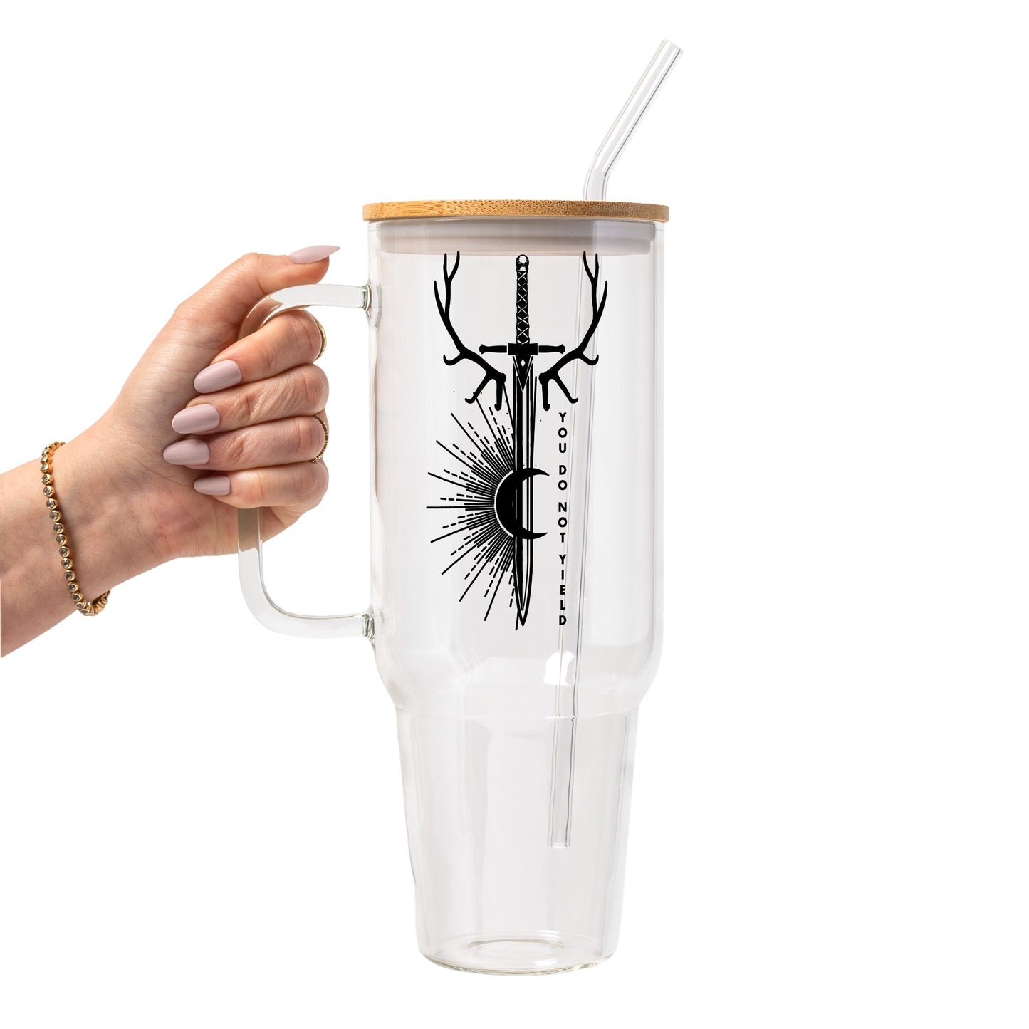 You Do Not Yield ToG Fan Art Glass Cups
