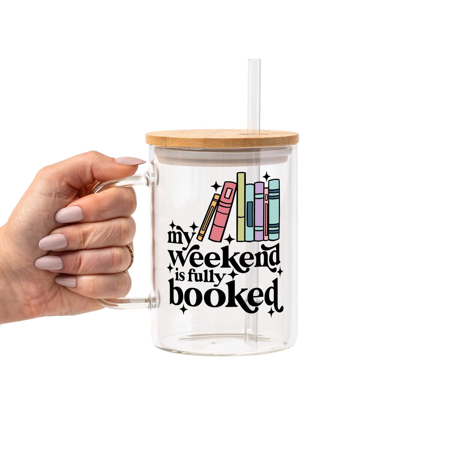 Fully Booked Weekend Glass Cups