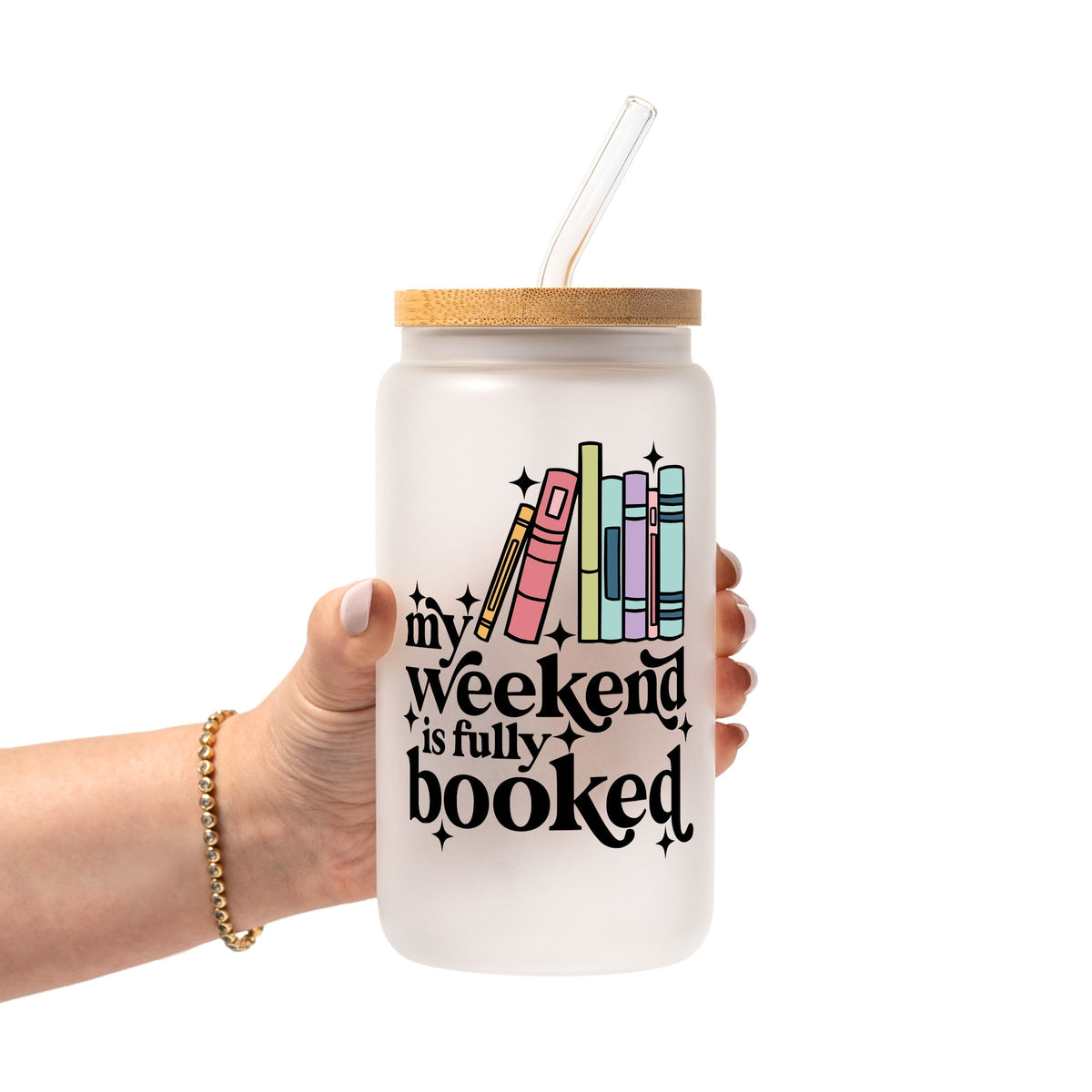 Fully Booked Weekend Glass Cups