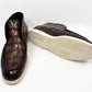 Zapato Maurice Nashville de cocodrilo hecho a medida - Marrón