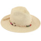 C.C Multi Threaded Toggles Trim Panama Hat