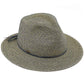 C.C Women's Lurex Paper Straw Panama Sun Hat