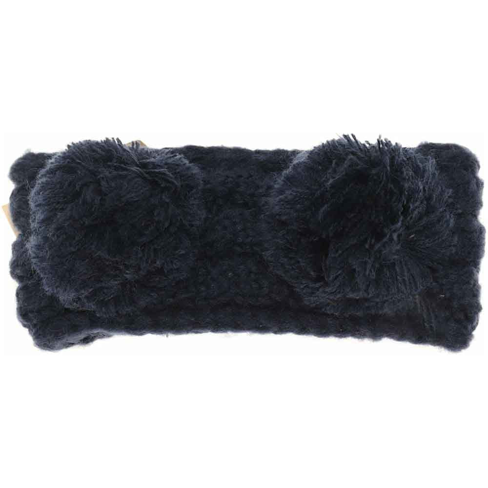 KIDS Solid Double Pom C.C Head Wrap