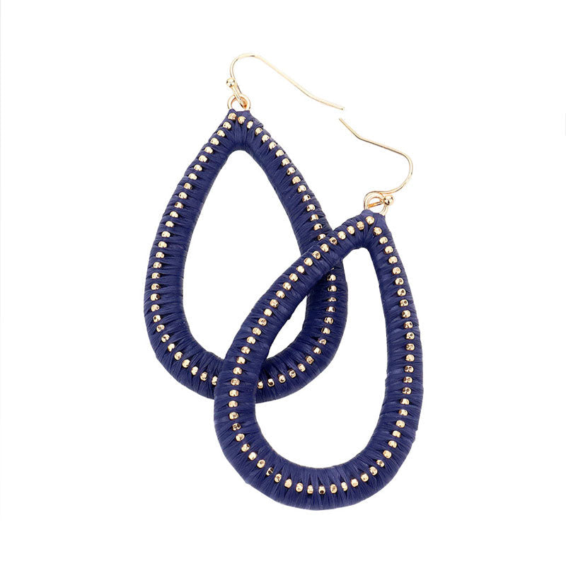 Open Teardrop Dangle Earrings