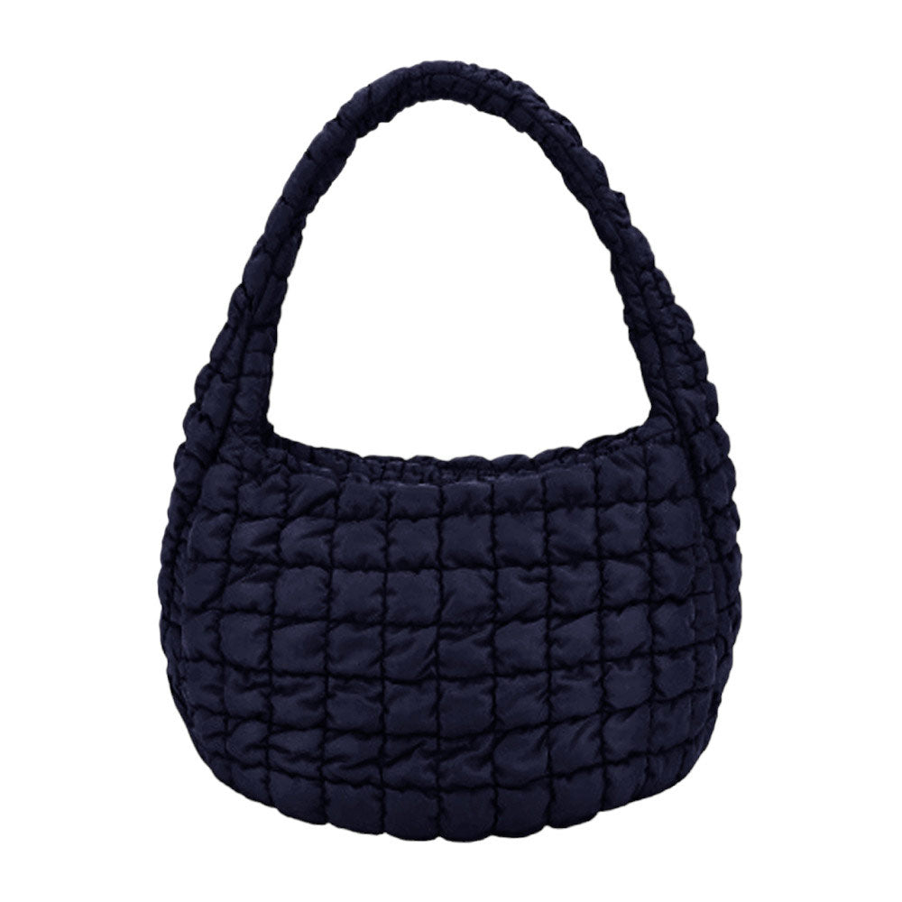 Quilted Puffer Shoulder Crossbody Bag