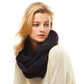 Stripe Textured Boucle Infinity Scarf