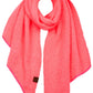 C.C Bias Cut Scarf With Whipstitched Edging