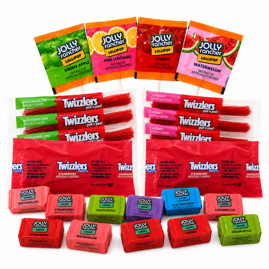 Sweet Mix Twizzlers Jolly Rancher Chews & Lollipops