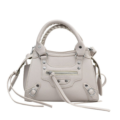 Women's Fashion Retro High Sense Black Commuter Crossbody Bags
