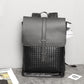 Men's Korean Large Capacity Trendy Plaid Batch Backpacks