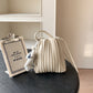 Women's Soft Leather One High-grade Pleated Versatile Phone Bags