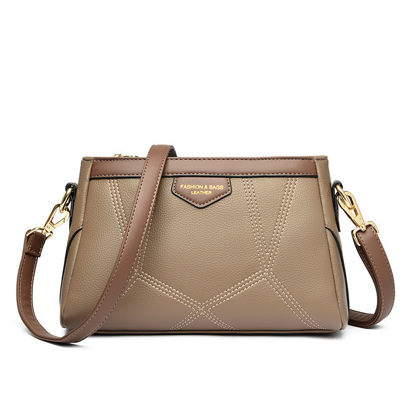 Women's Fashion Mom Classy Soft Leather Crossbody Bags