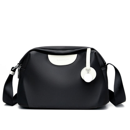 Women's Oxford Cloth Korean Style Versatile Solid Small Square Bags