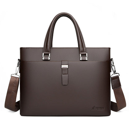 Men's Fashion Trendy Large Capacity Business Horizontal Laptop Bags